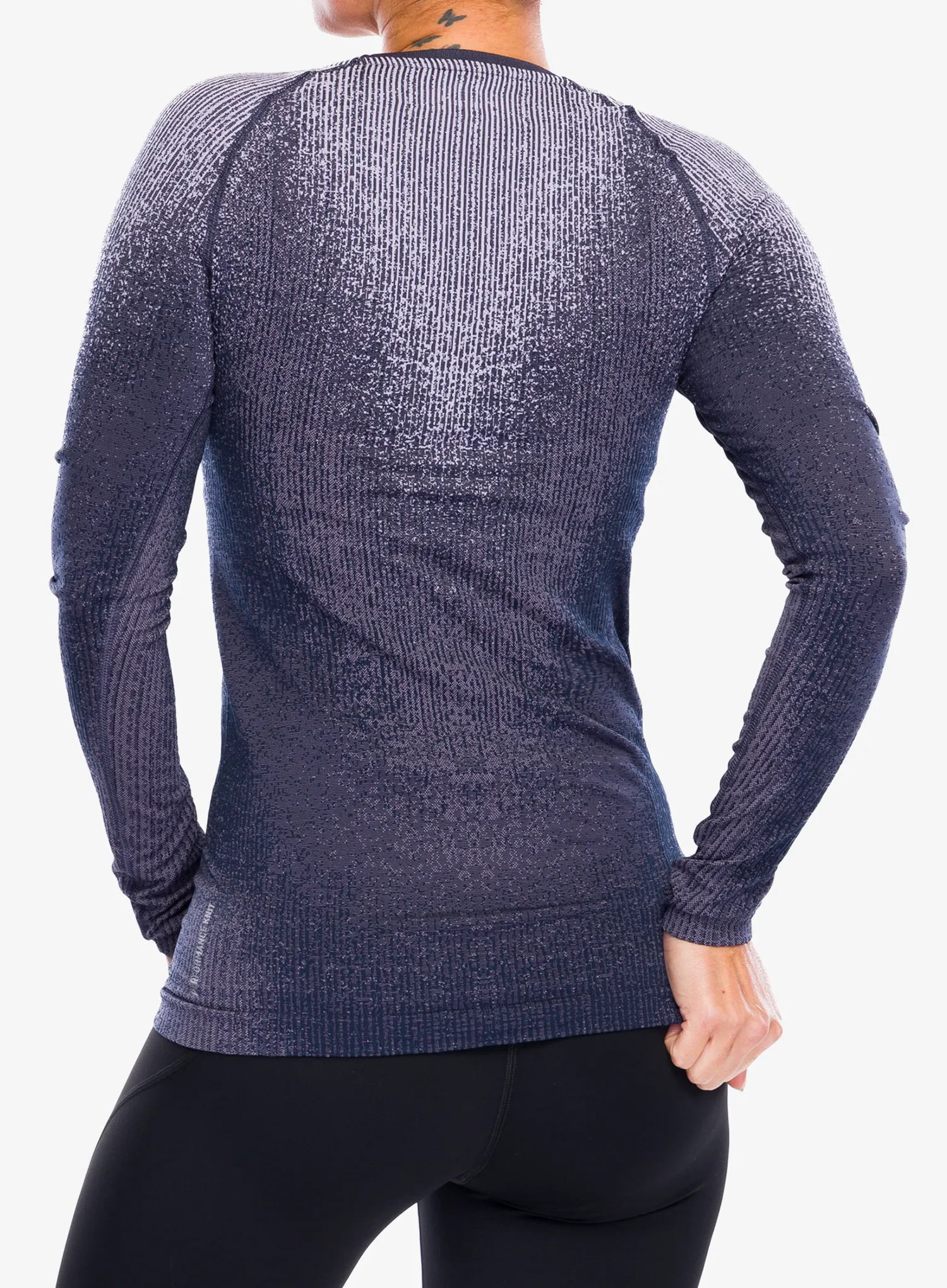 Funkčné tričko dámske Odlo Performance Warm Blackcomb BL Top Crew Neck LS - gray ridge