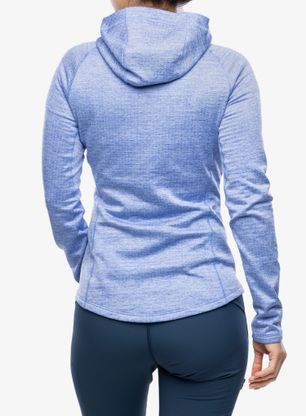 Mikina dámska Odlo Tencia Mid Layer Hoody Full Zip - persian jewel melange