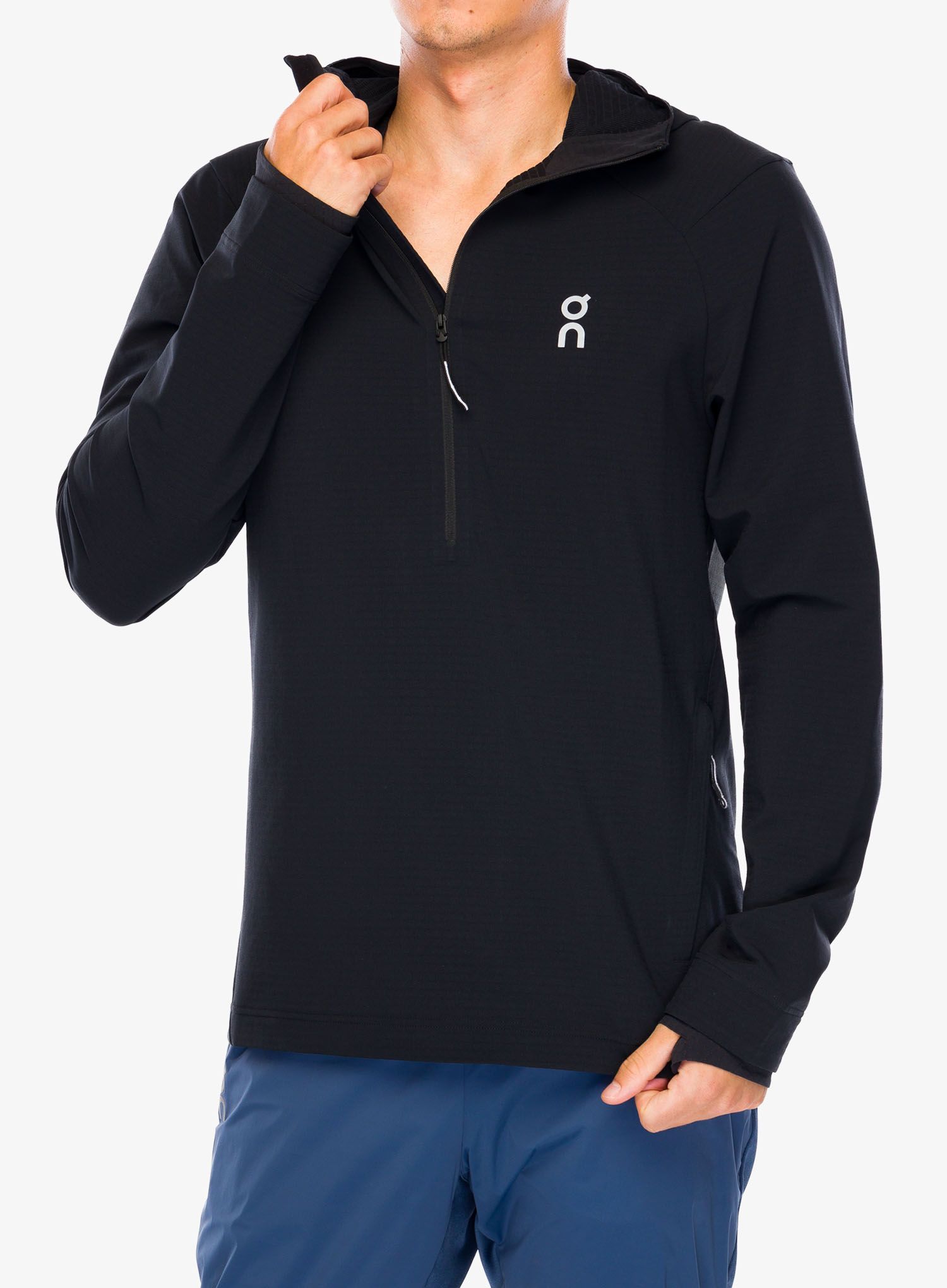 Bežecká mikina On Pace Hoodie - black