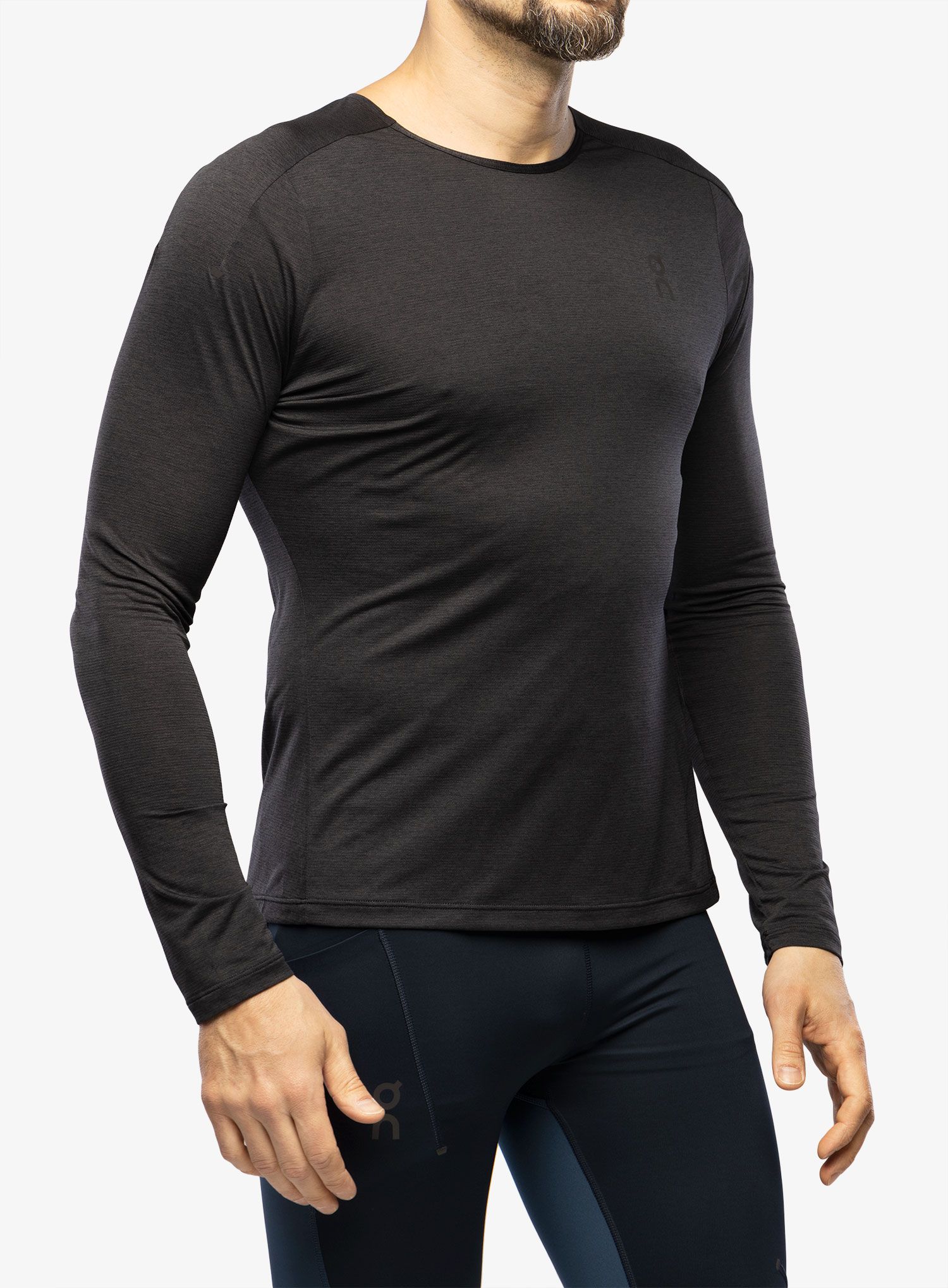 Bežecká mikina On Performance Long-T - black