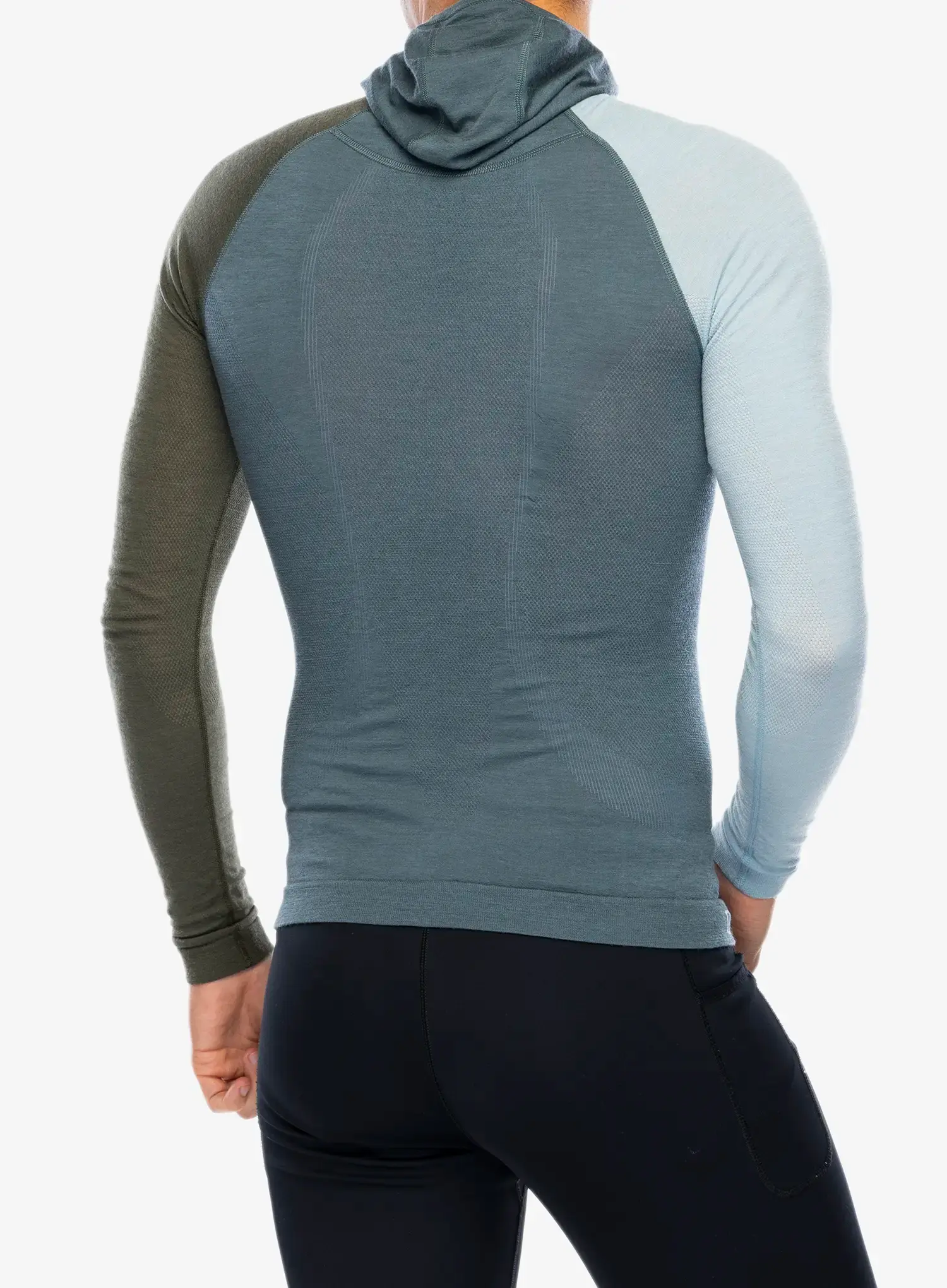 Funkčné tričko Ortovox 120 Comp Light Hoody - dark arctic grey