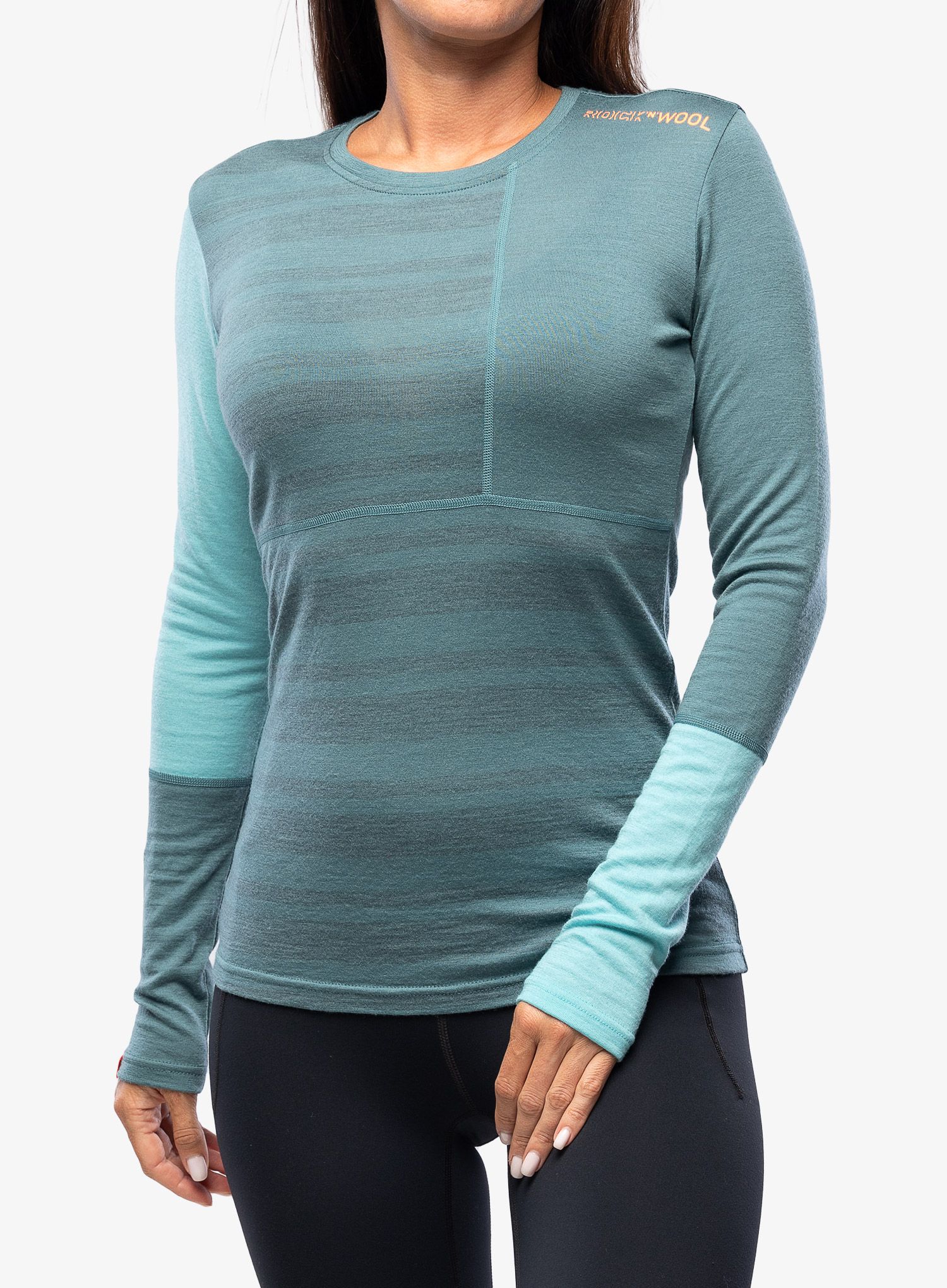 Dámske funkčné tričko Ortovox 185 Rock N Wool Long Sleeve - arctic grey