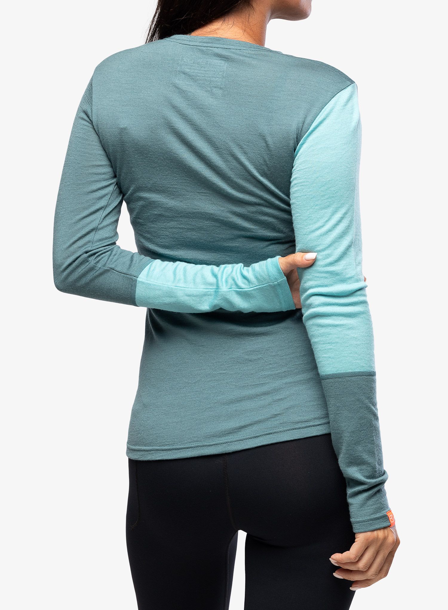 Dámske funkčné tričko Ortovox 185 Rock N Wool Long Sleeve - arctic grey