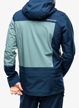 Bunda do hôr Ortovox 3L Deep Shell Jacket - deep ocean