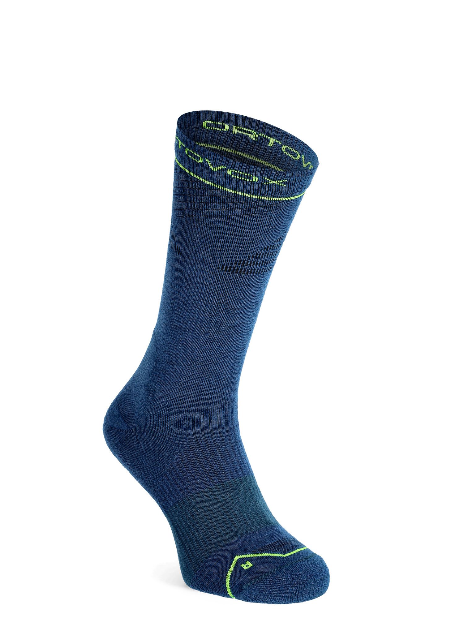 Merino ponožky Ortovox Alpine Pro Comp Mid Socks - petrol blue