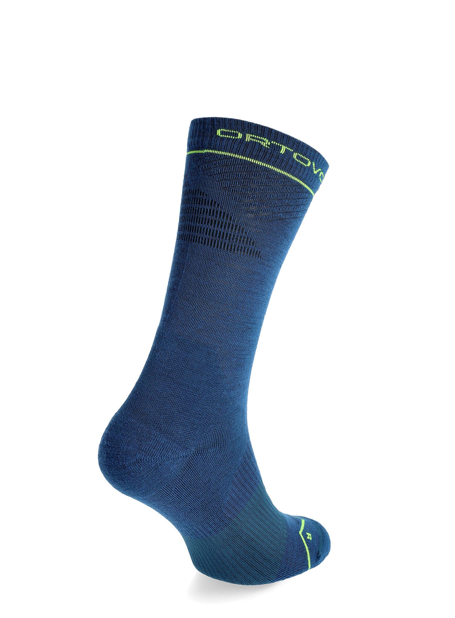 Merino ponožky Ortovox Alpine Pro Comp Mid Socks - petrol blue