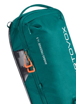 Batoh Ortovox Avabag Litric Freeride 16 S Zip - pacific green
