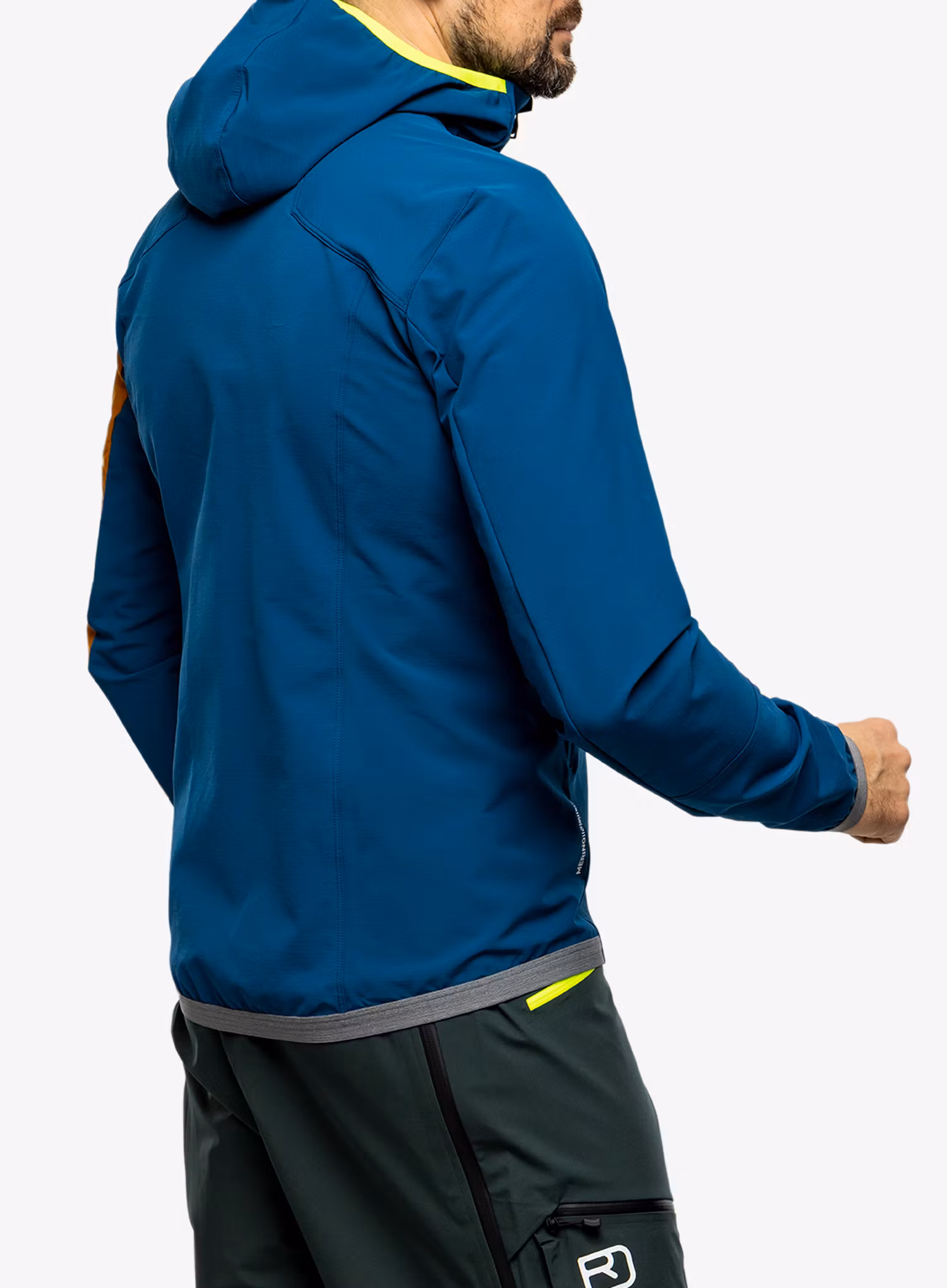 Vetrovka Ortovox Berrino Hooded Jacket - petrol blue