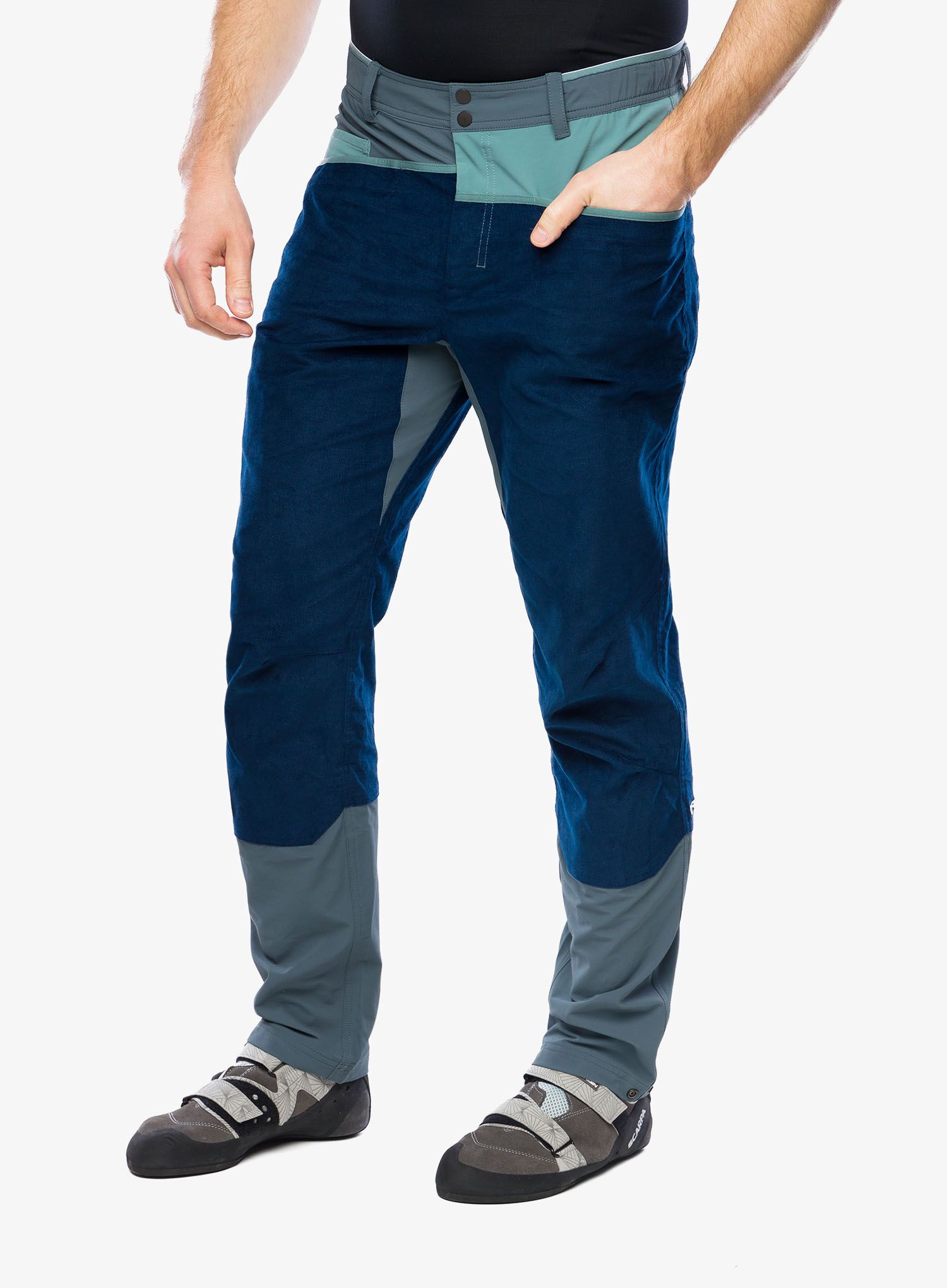 Lezecké nohavice Ortovox Casale Pants - deep ocean