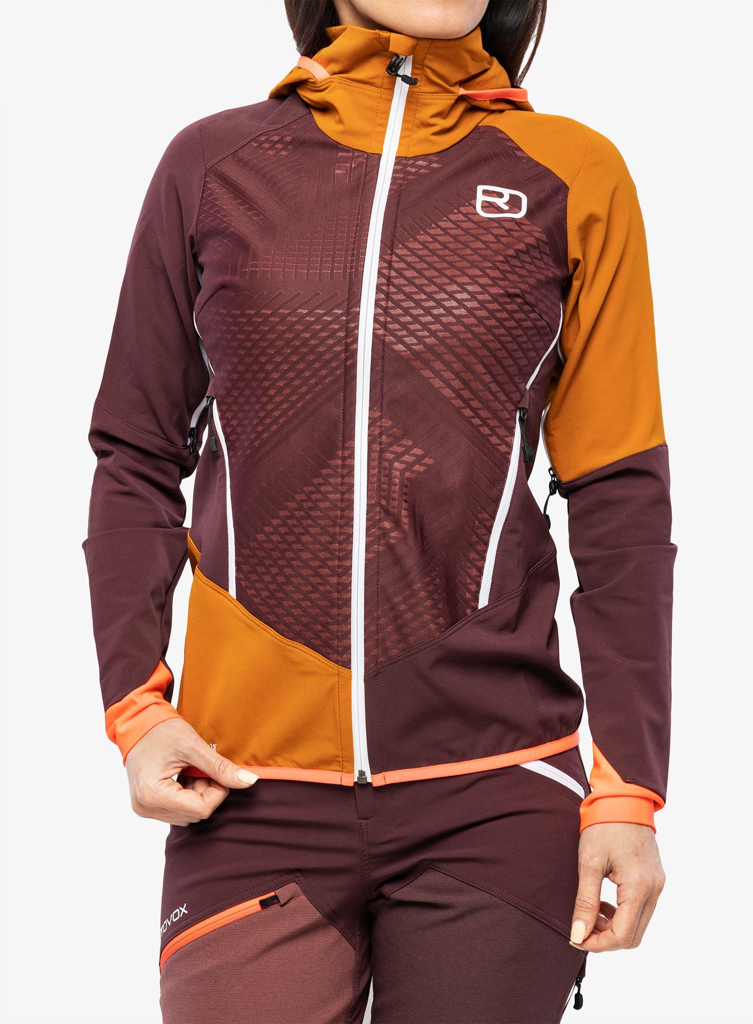 Dámska vetrovka Ortovox Col Becchei Jacket - winetasting