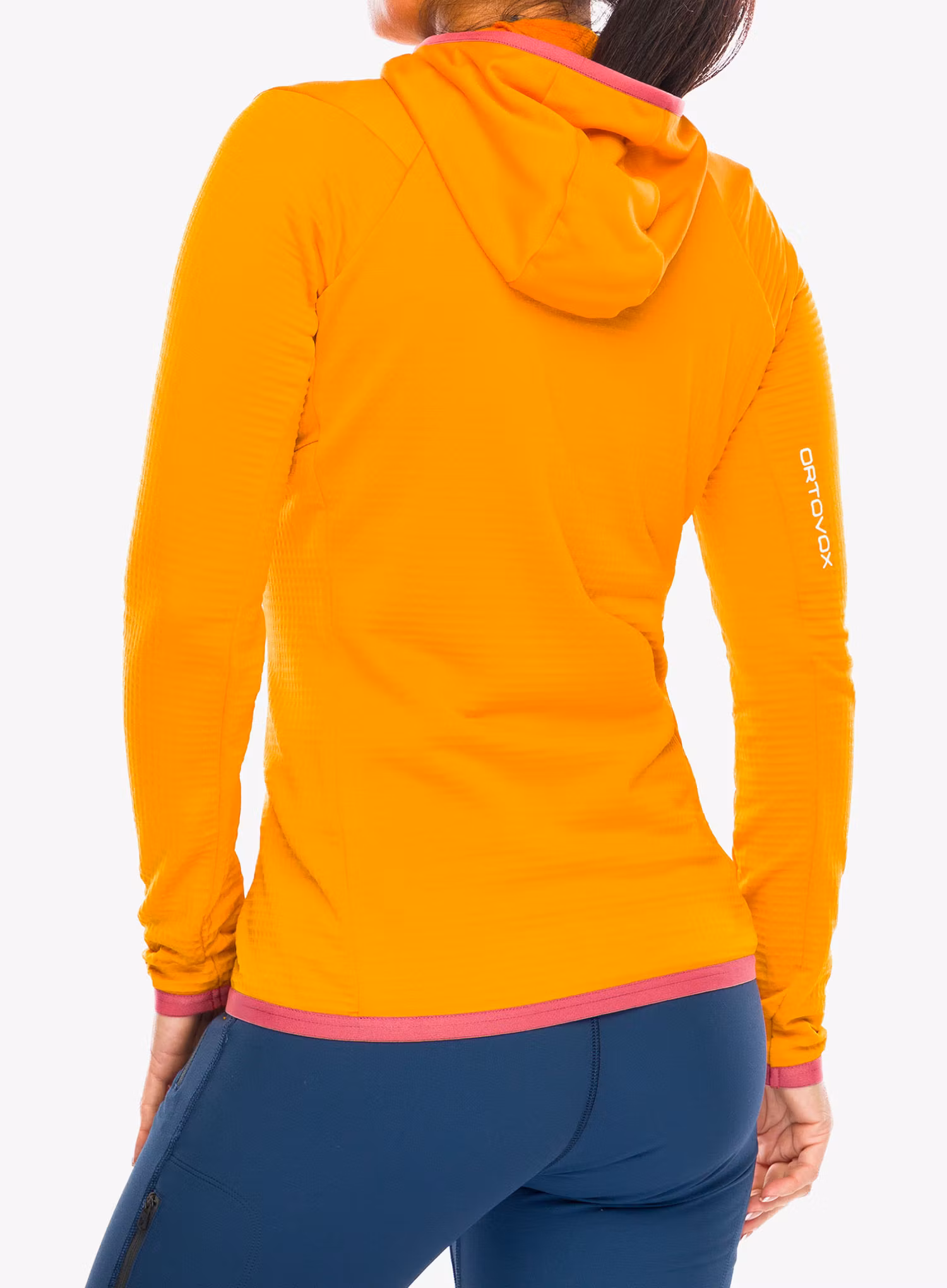 Mikina dámska Ortovox Fleece Grid Hoody - autumn leaves