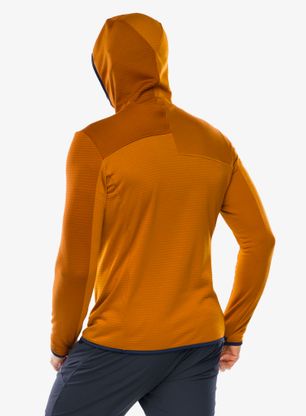 Mikina s kapucňou Ortovox Fleece Light Grid ZN Hoody - sly fox