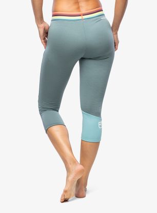 Dámske funkčné legíny Ortovox Fleece Light Short Pants - arctic grey