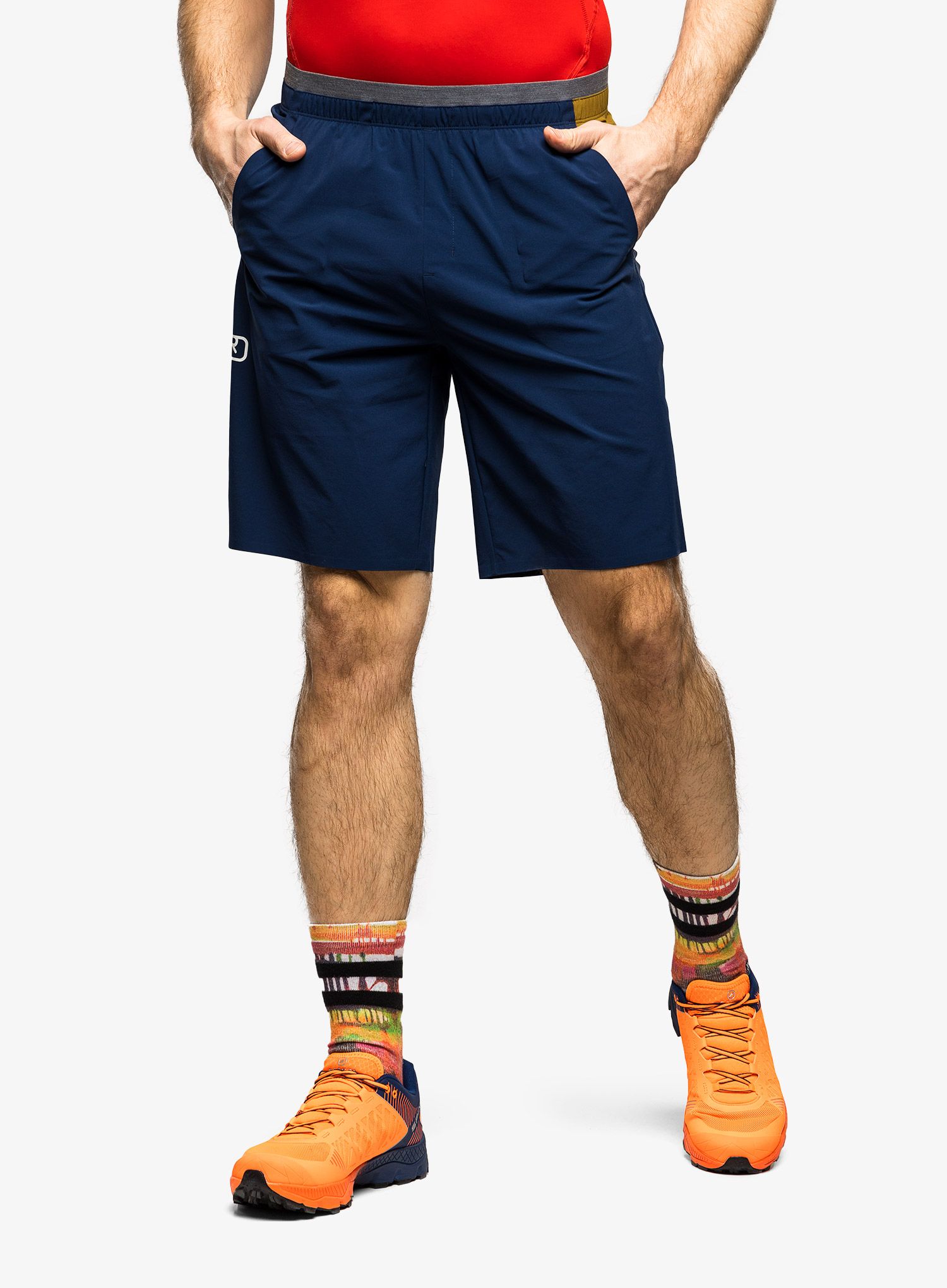 Kraťasy pánske Ortovox Piz Selva Shorts - deep ocean
