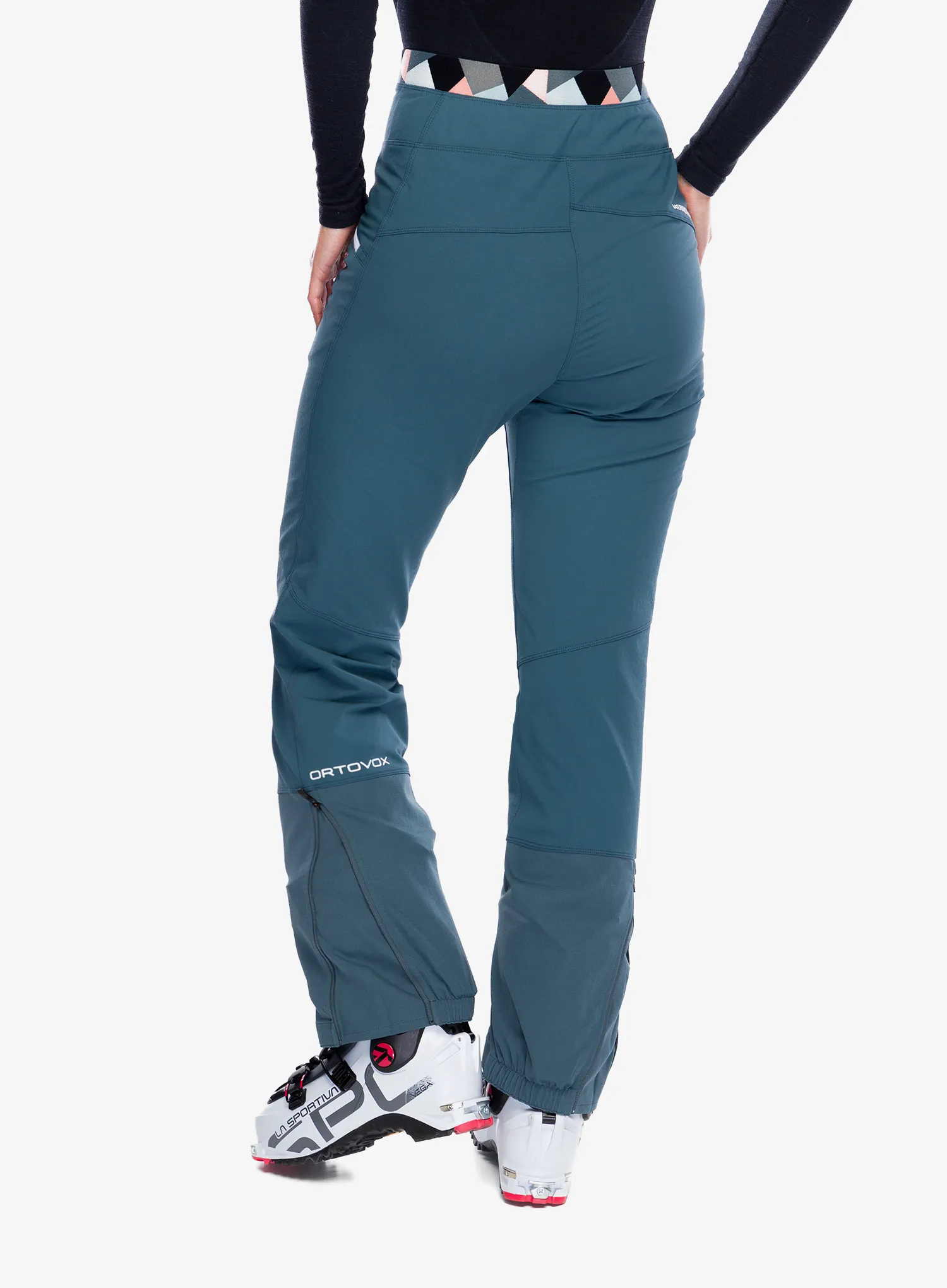Dámske softshellové nohavice Ortovox Punta Berrino Stretch Pants - dark arctic grey