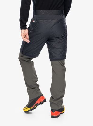 Zateplené krátke nohavice Ortovox Swisswool Piz Boe Shorts - black raven