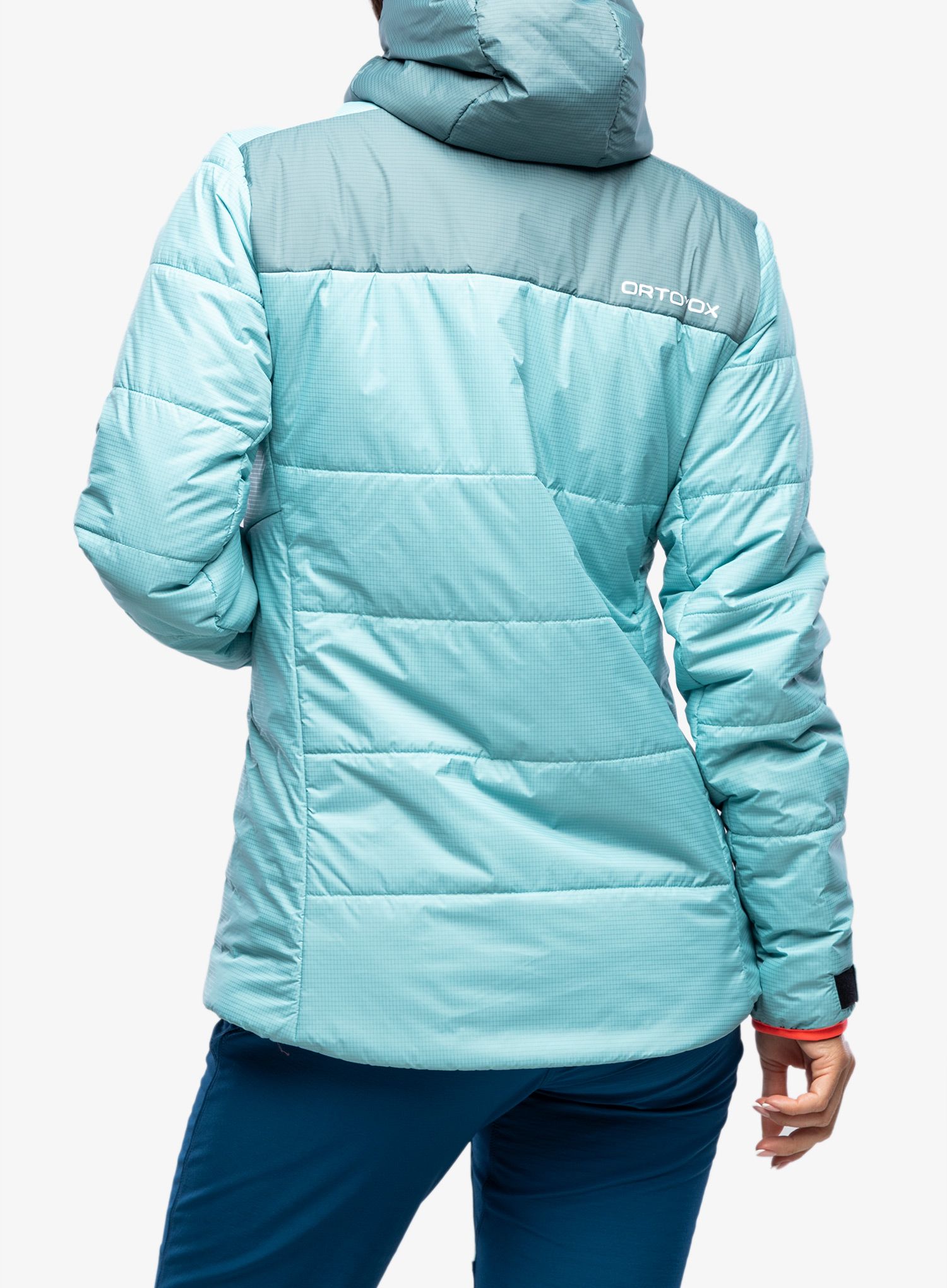 Lyžiarska bunda dámska Ortovox Swisswool Zinal Jacket - ice waterfall
