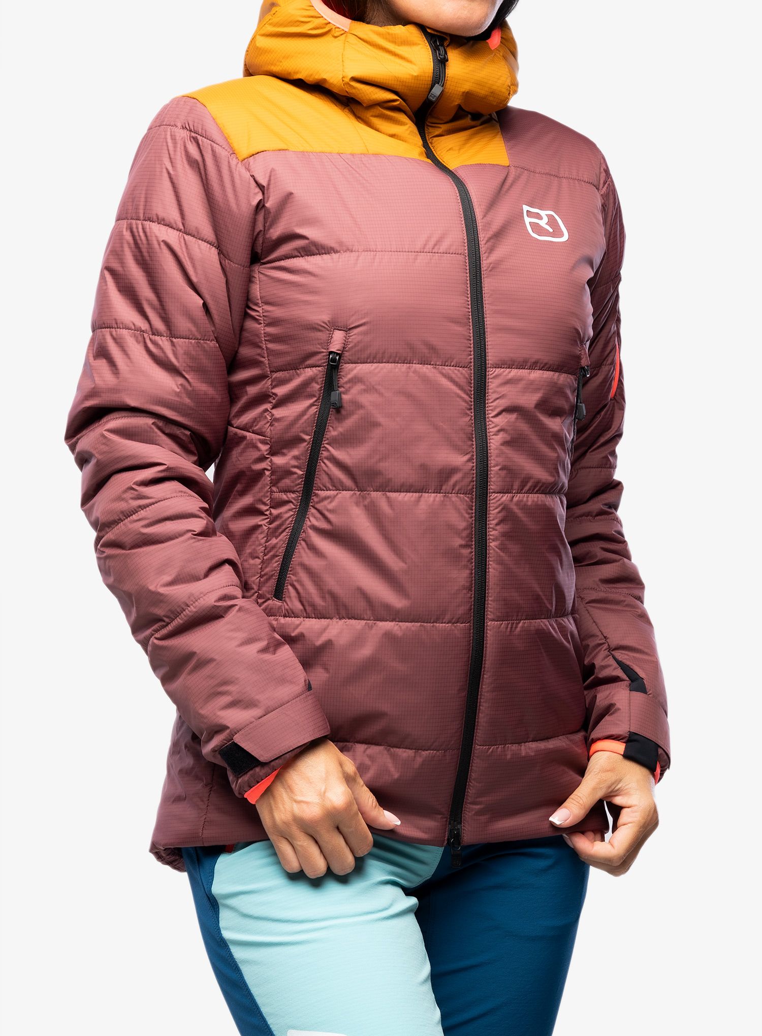 Dámska lyžiarska bunda Ortovox Swisswool Zinal Jacket - mountain rose