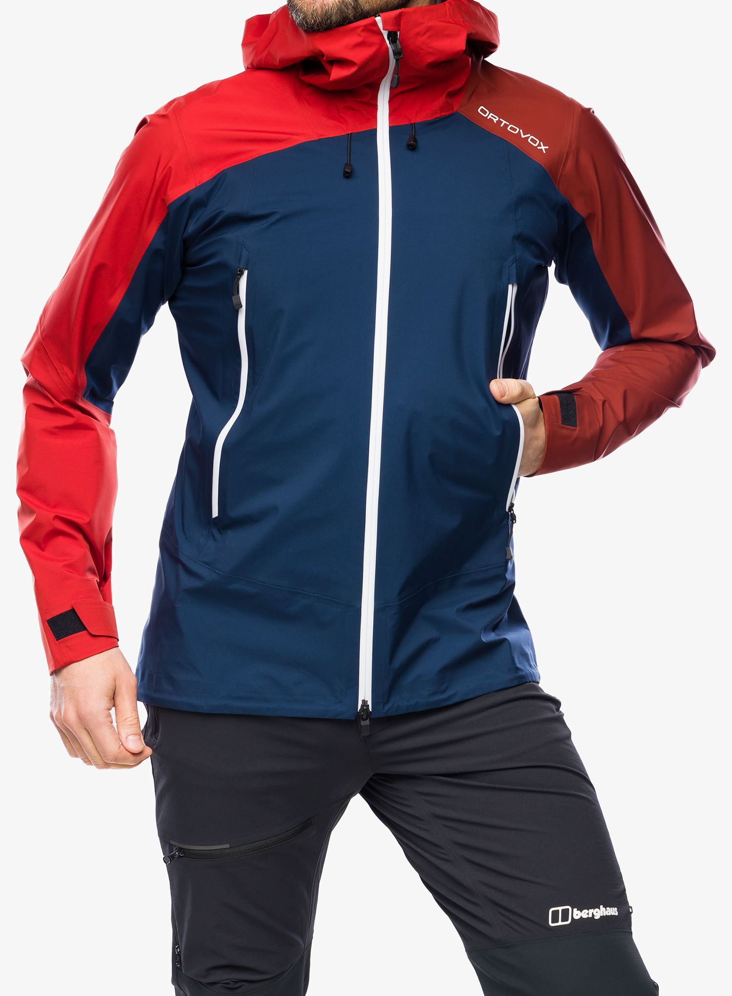 Nepremokavá bunda Ortovox Westalpen 3L Light Jacket - deep ocean