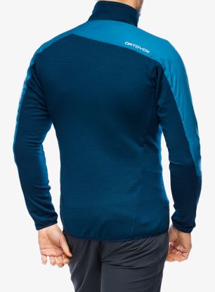 Bunda Ortovox Westalpen Swisswool Hybrid Jacket - mountain blue