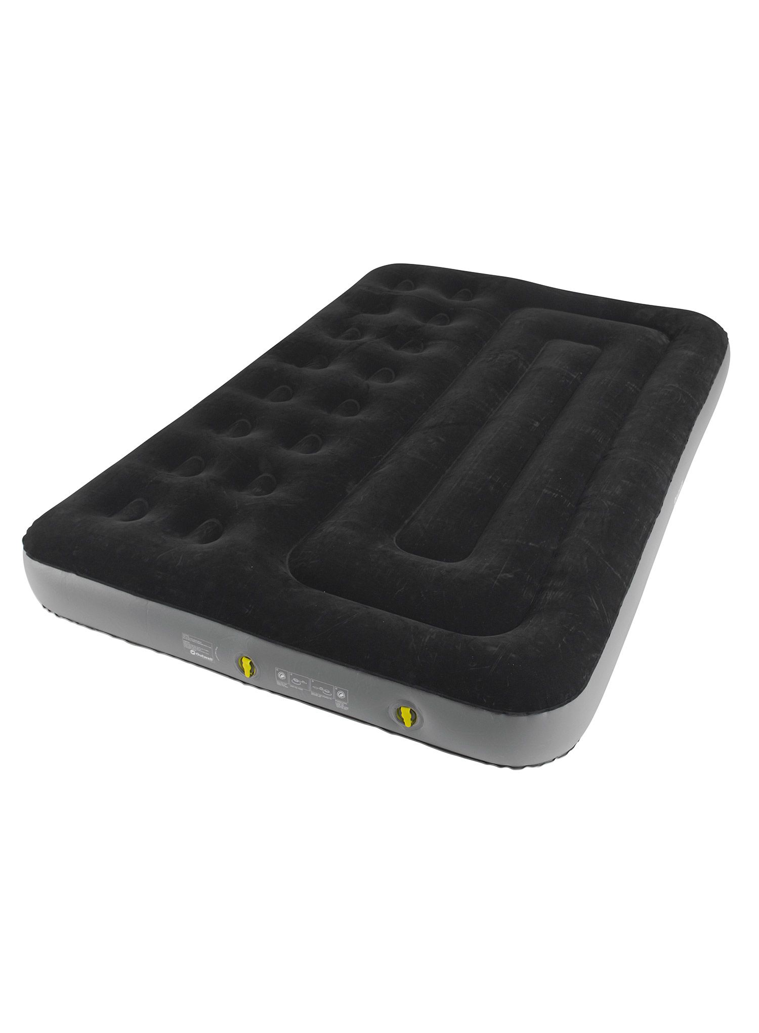 Nafukovací matrac Outwell Classic Double Two Chamber - black/grey