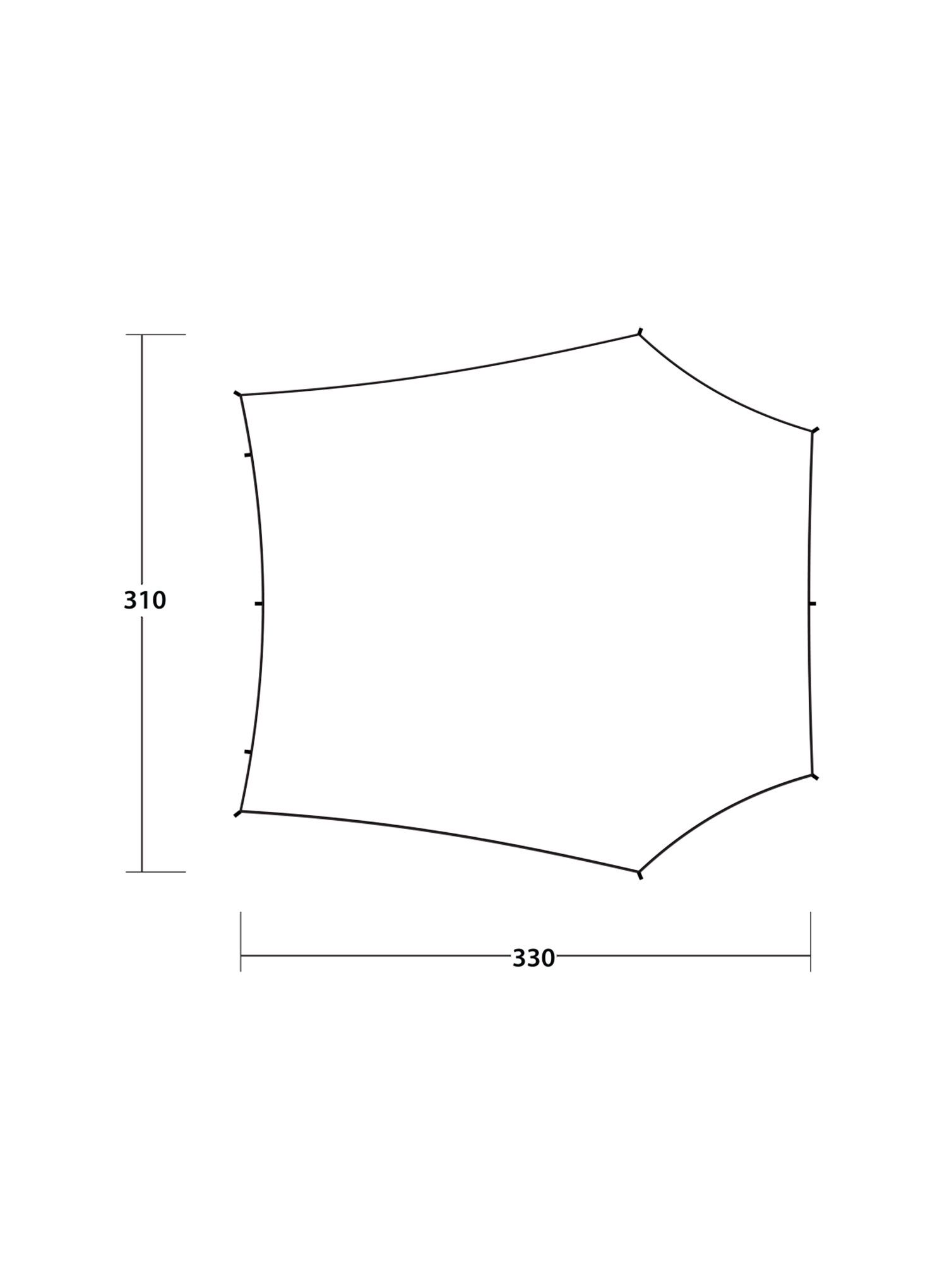 Tarp Outwell Canopy Tarp M - grey