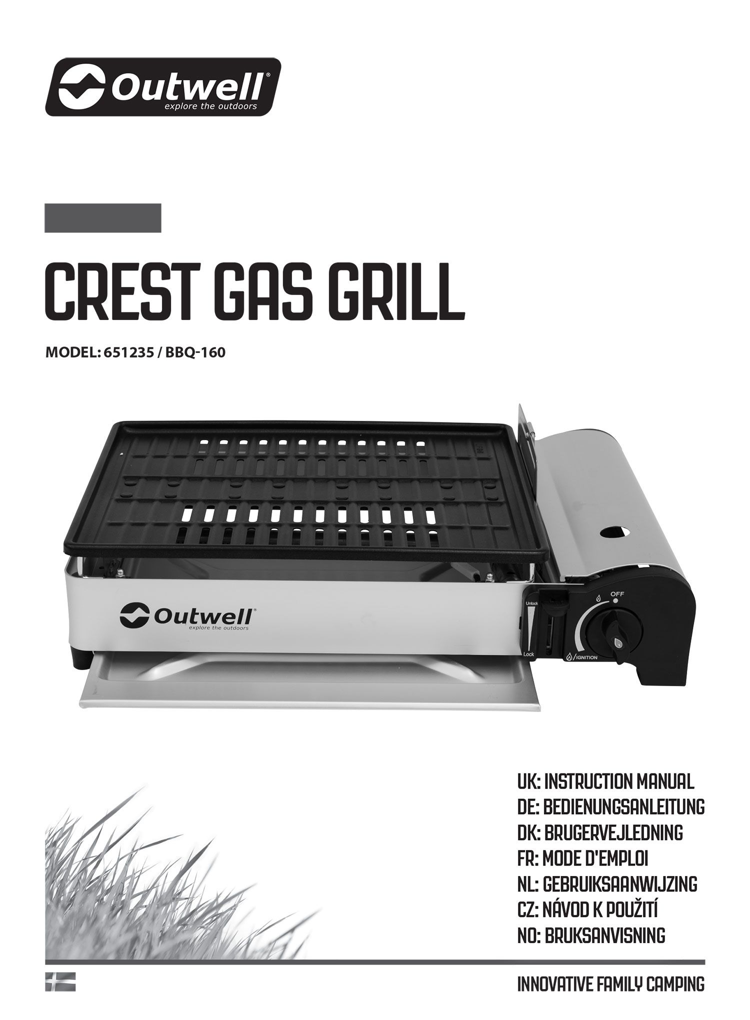 Gril Outwell Crest Gas Grill