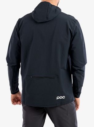 Cyklistická bunda pánska POC Mantle Thermal Hoodie - uranium black