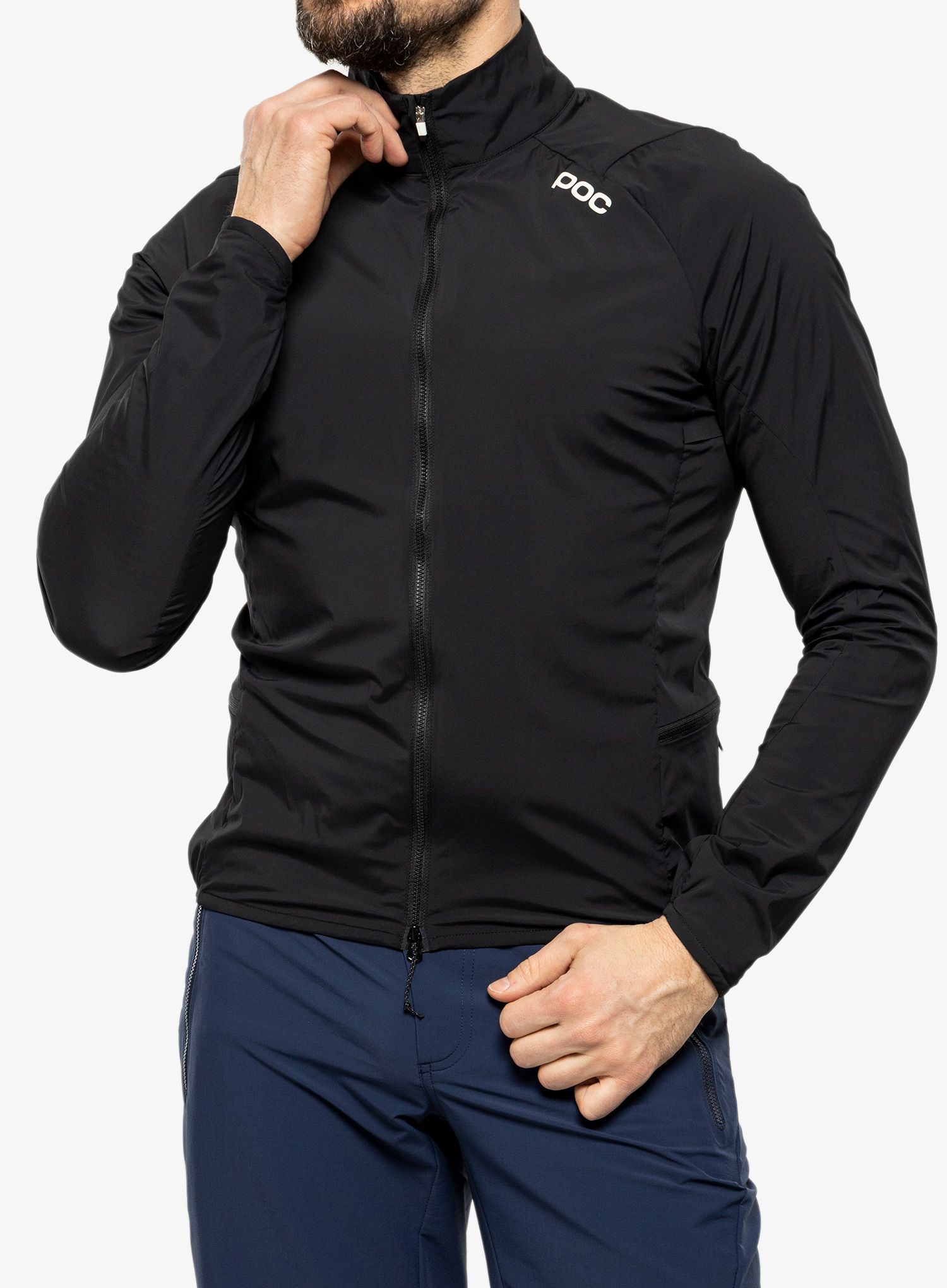 Cyklistická bunda POC Pro Thermal Jacket - uranium black