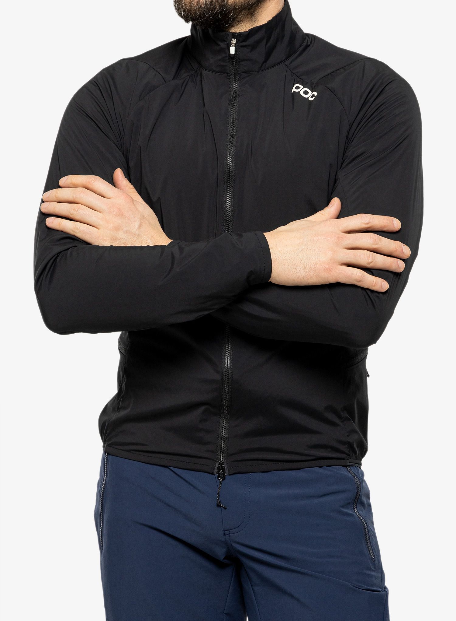 Cyklistická bunda POC Pro Thermal Jacket - uranium black