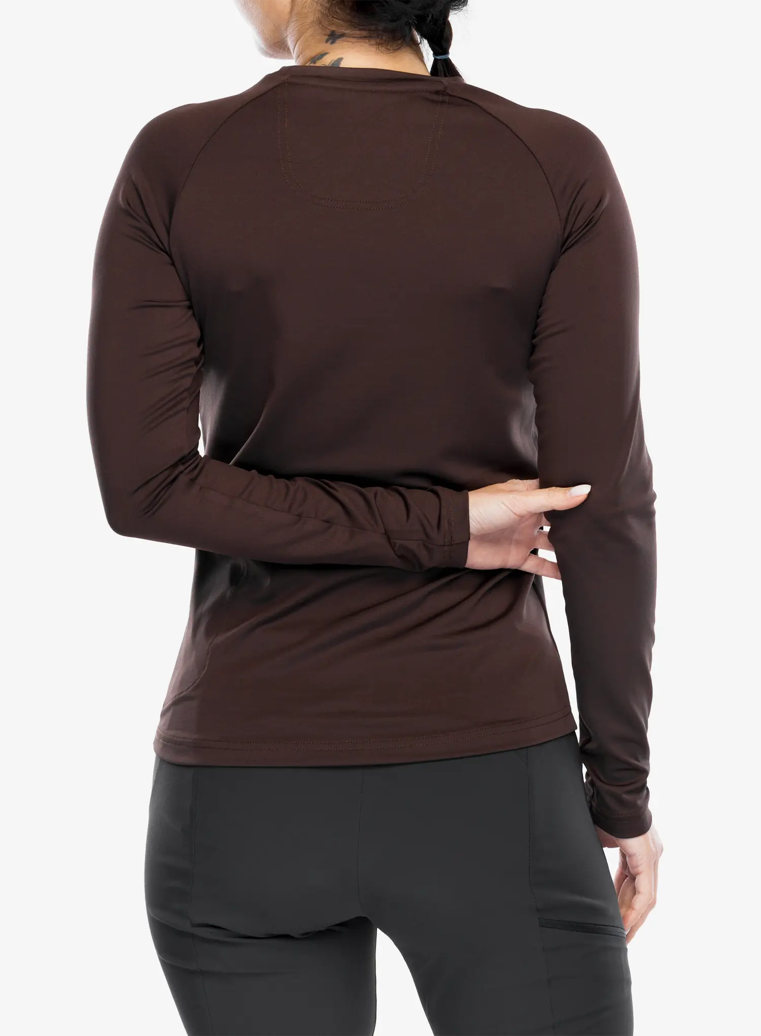 Dámska cyklistická mikina POC Reform Enduro Jersey - axinite brown