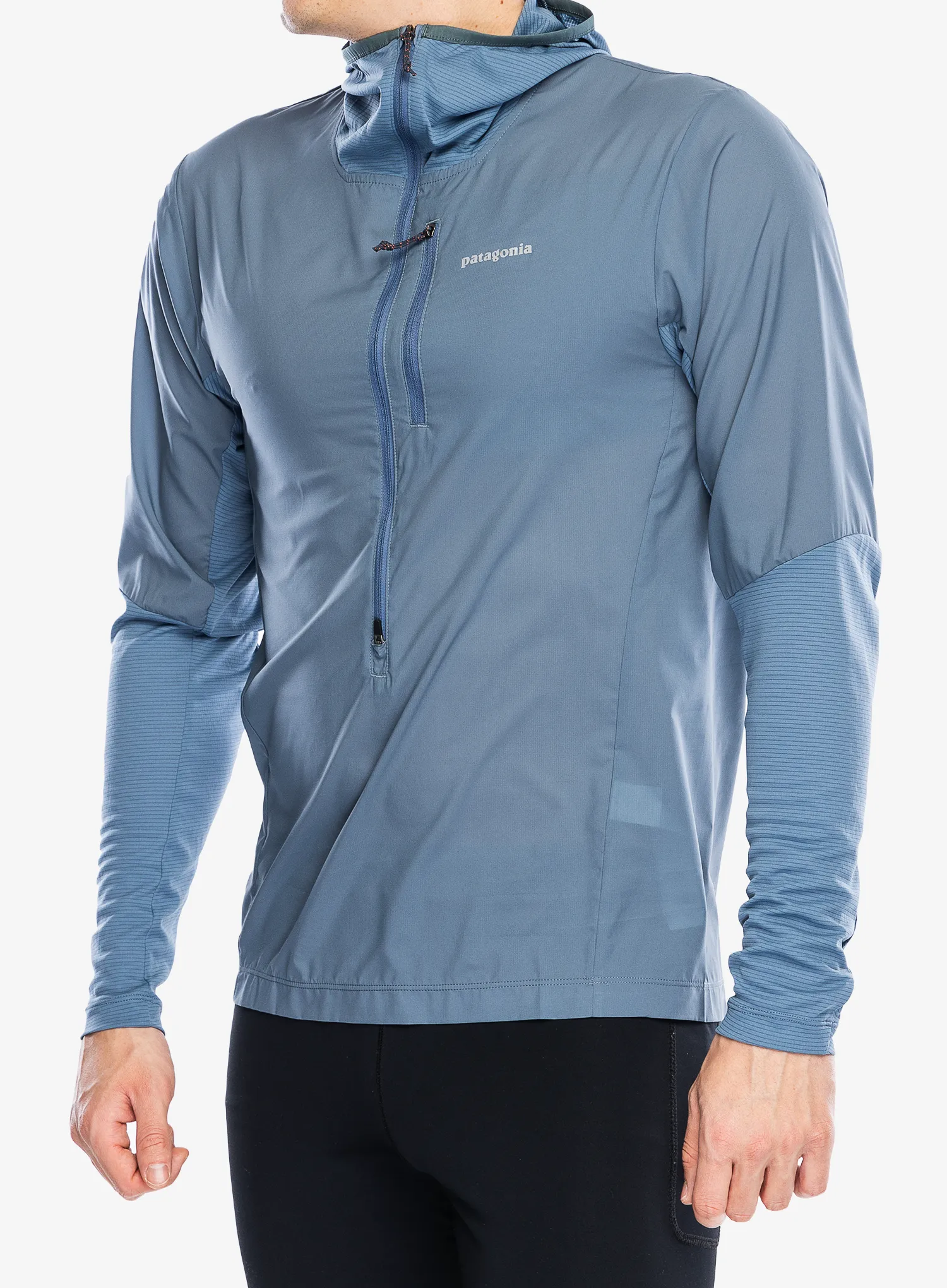 Bežecká bunda Patagonia Airshed Pro Pullover - utility blue