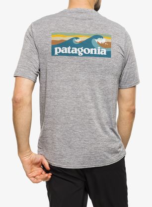 Tričko Patagonia Cap Cool Daily Graphic Shirt Waters - feather grey