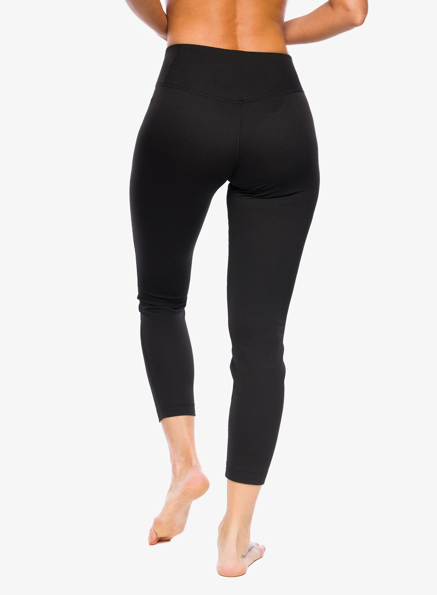 Dámske funkčné legíny Patagonia Capilene MW Bottoms - black