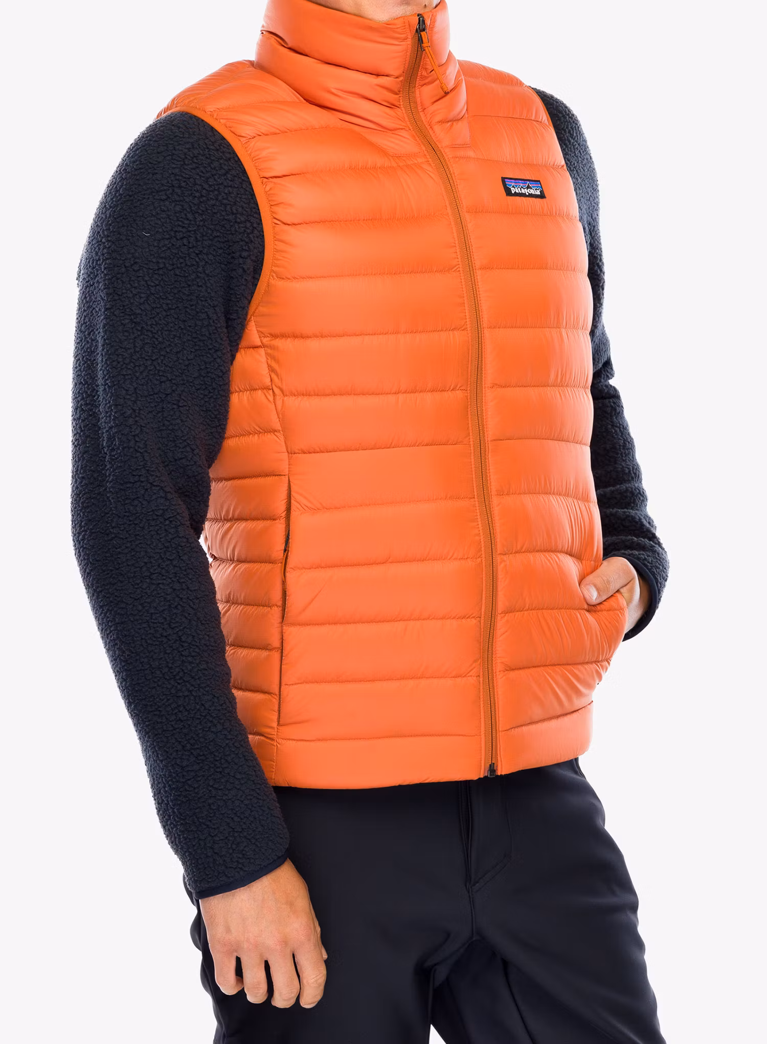 Páperová vesta Patagonia Down Sweater Vest - redtail rust