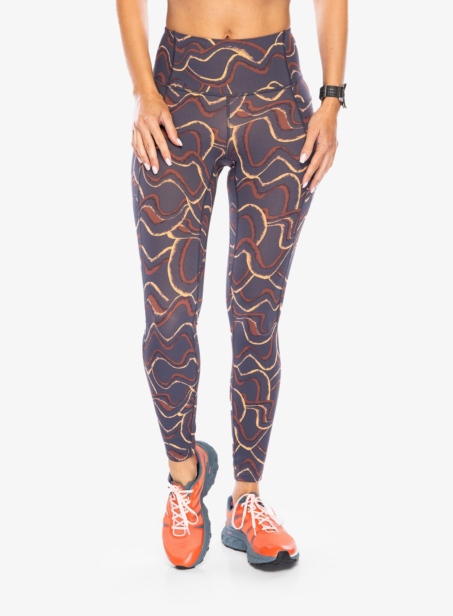Dámske legíny Patagonia Maipo 7/8 Stash Tights - currents smolder blue