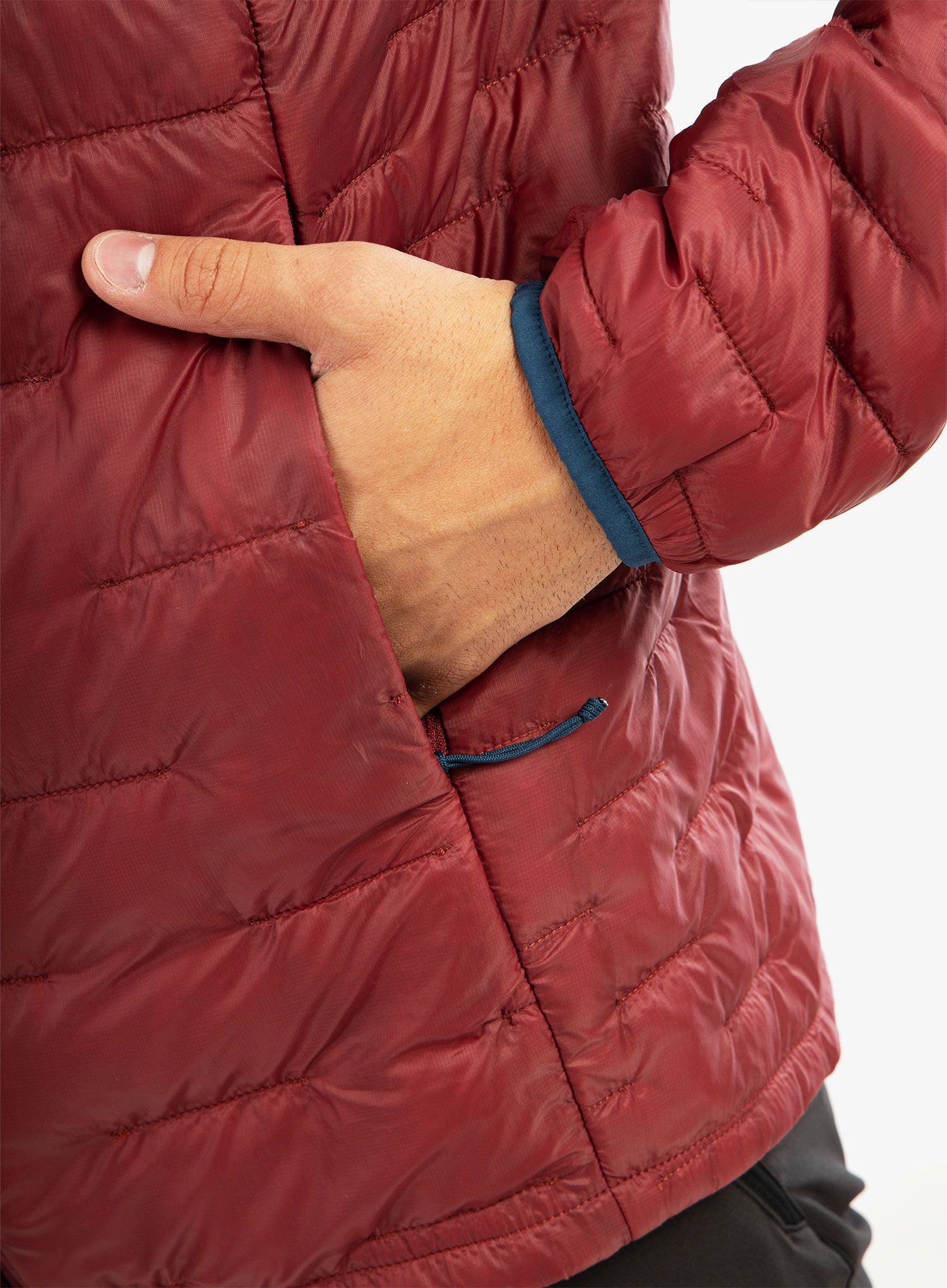 Zateplená bunda Patagonia Micro Puff Jacket - sequoia red