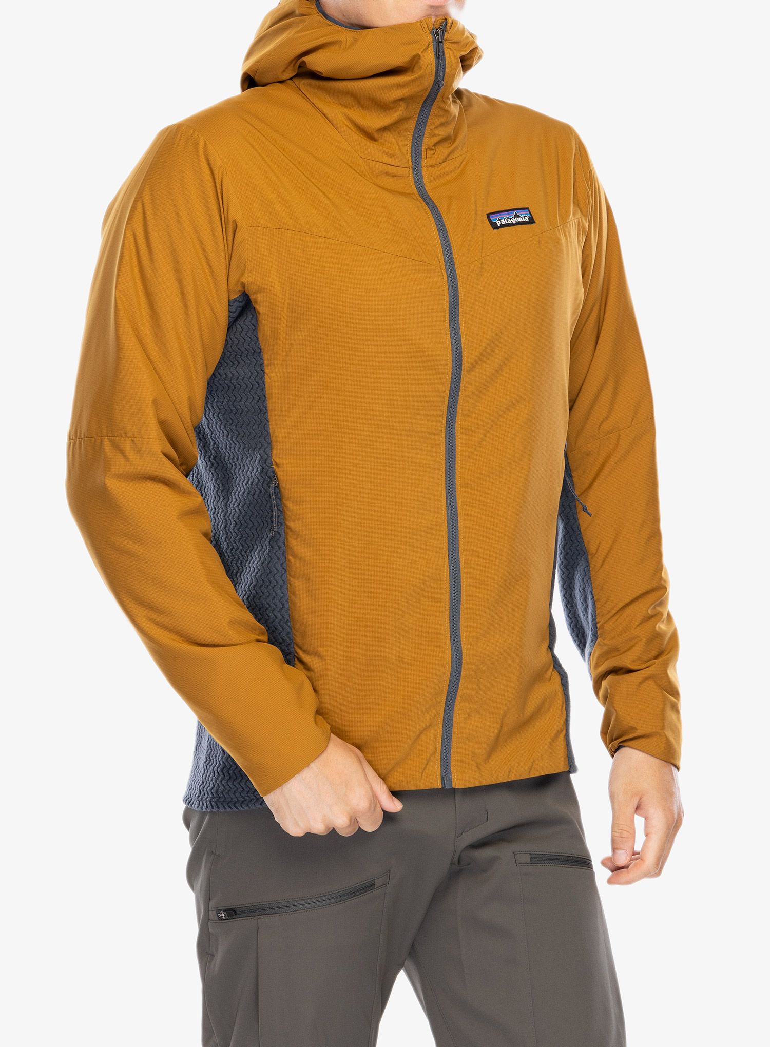 Hybridná bunda Patagonia Nano-Air Light Hybrid Hoody - raptor brown