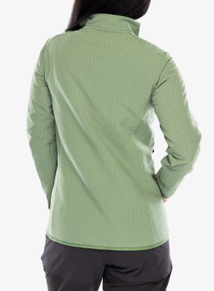 Softshellová bunda dámska Patagonia R2 CrossStrata Jacket - terrain green