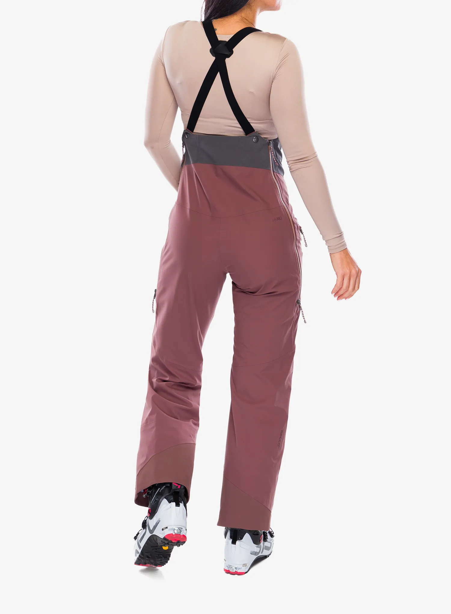 Dámske nepremokavé nohavice Patagonia SnowDrifter Bibs - dulse mauve