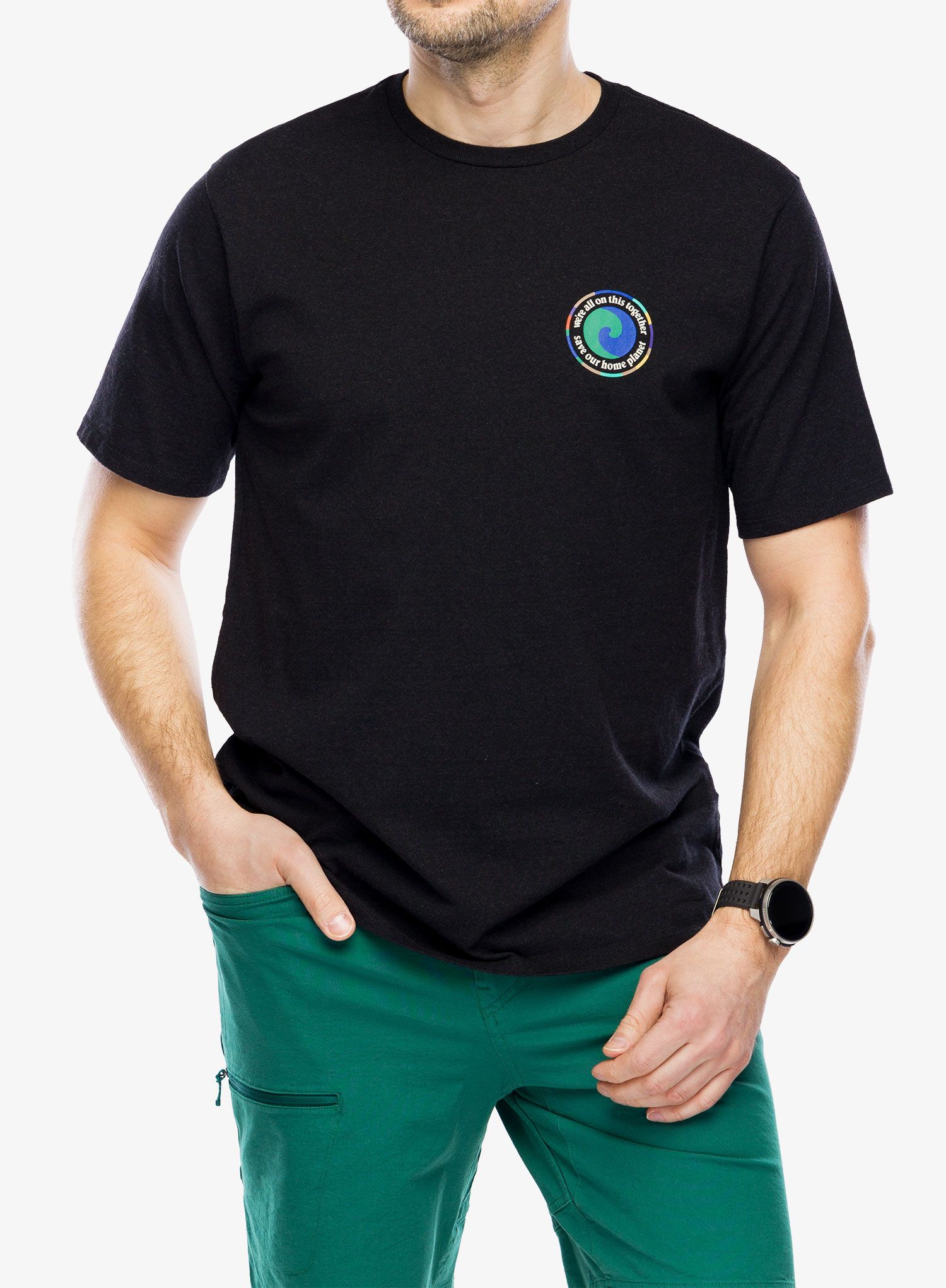 Tričko s potlačou Patagonia Unity Fitz Responsibili-Tee - ink black