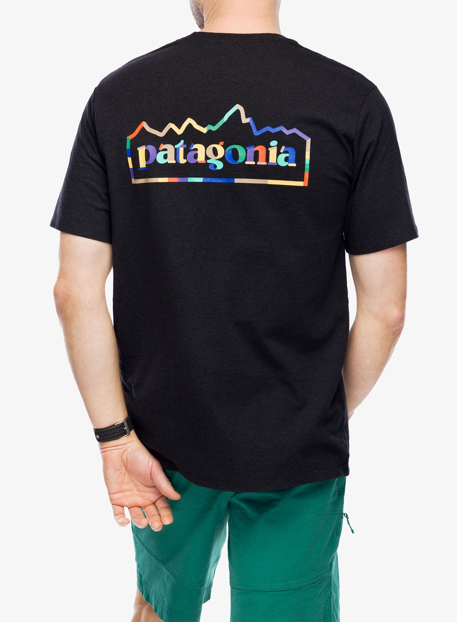Tričko s potlačou Patagonia Unity Fitz Responsibili-Tee - ink black