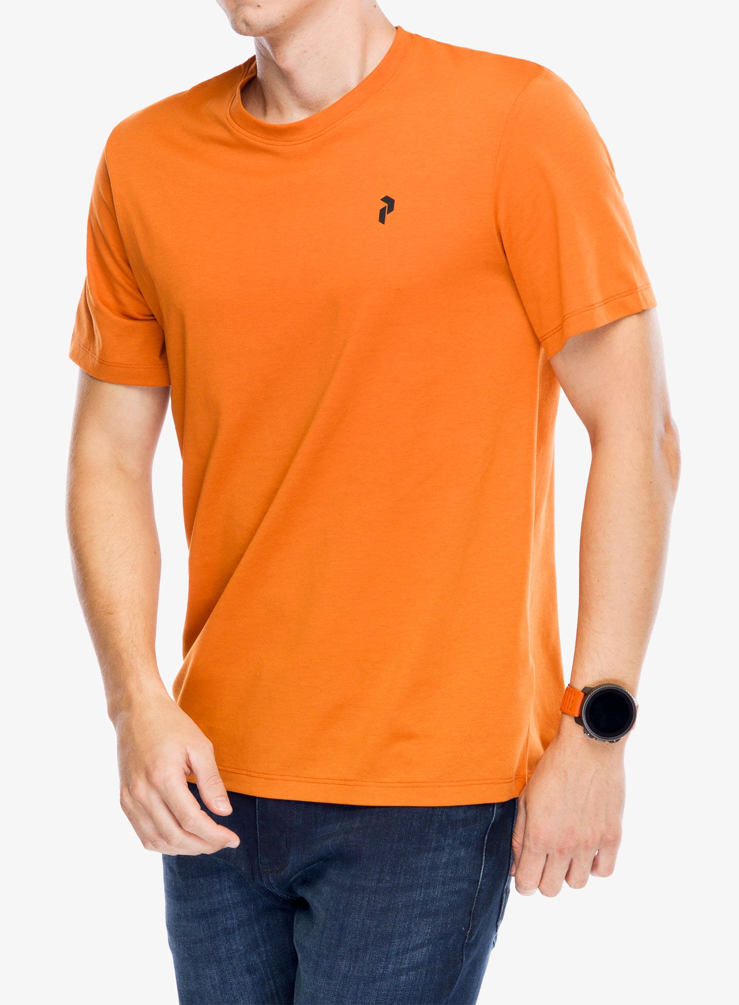 Tričko Peak Performance Explore Graphic Tee - gold flame