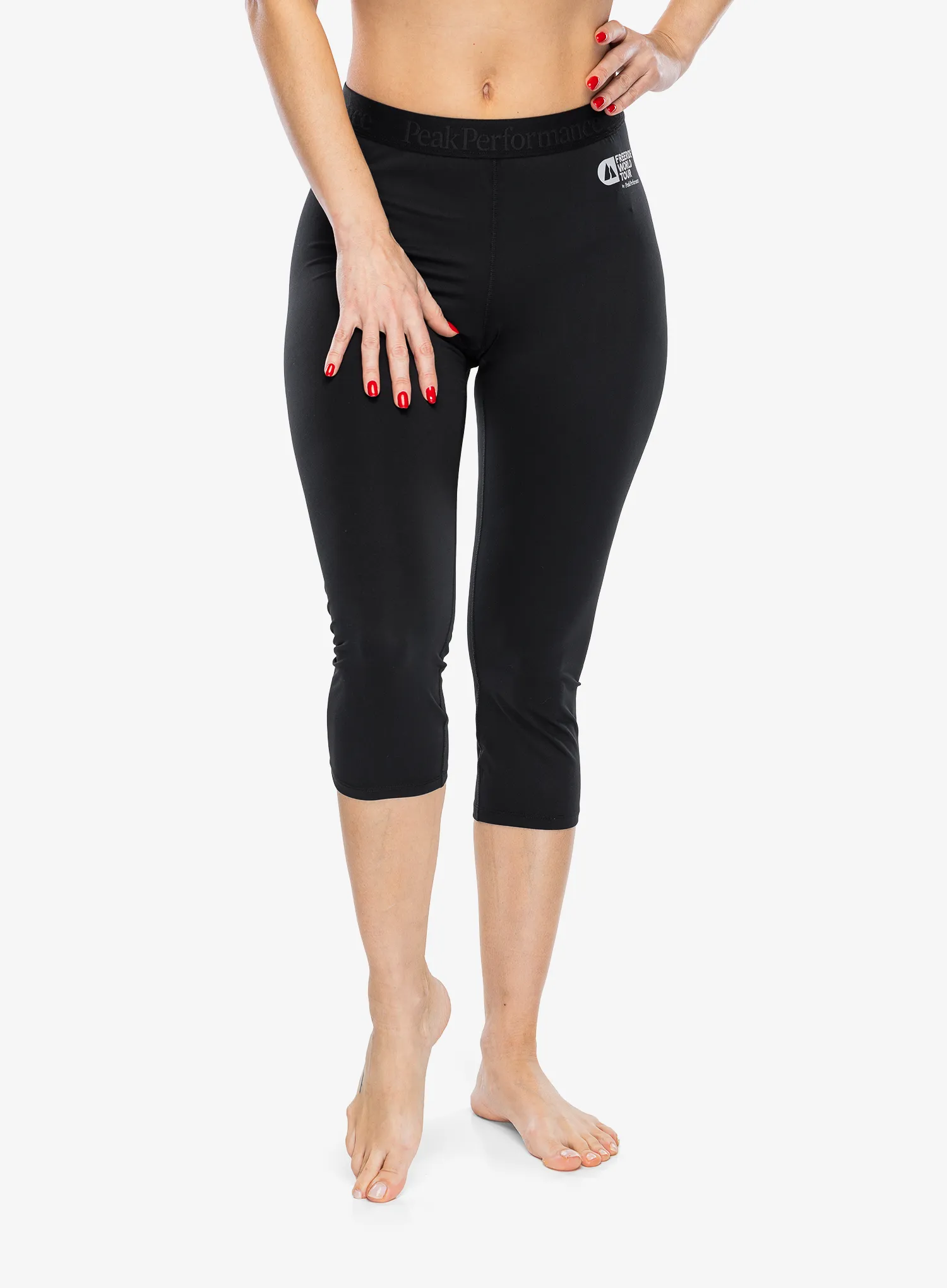 Dámske funkčné legíny Peak Performance FWT Spirit Short John - black