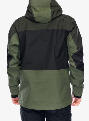 Lyžiarska bunda Peak Performance Gravity GORE-TEX 3L Jacket - olive extreme/black/pine