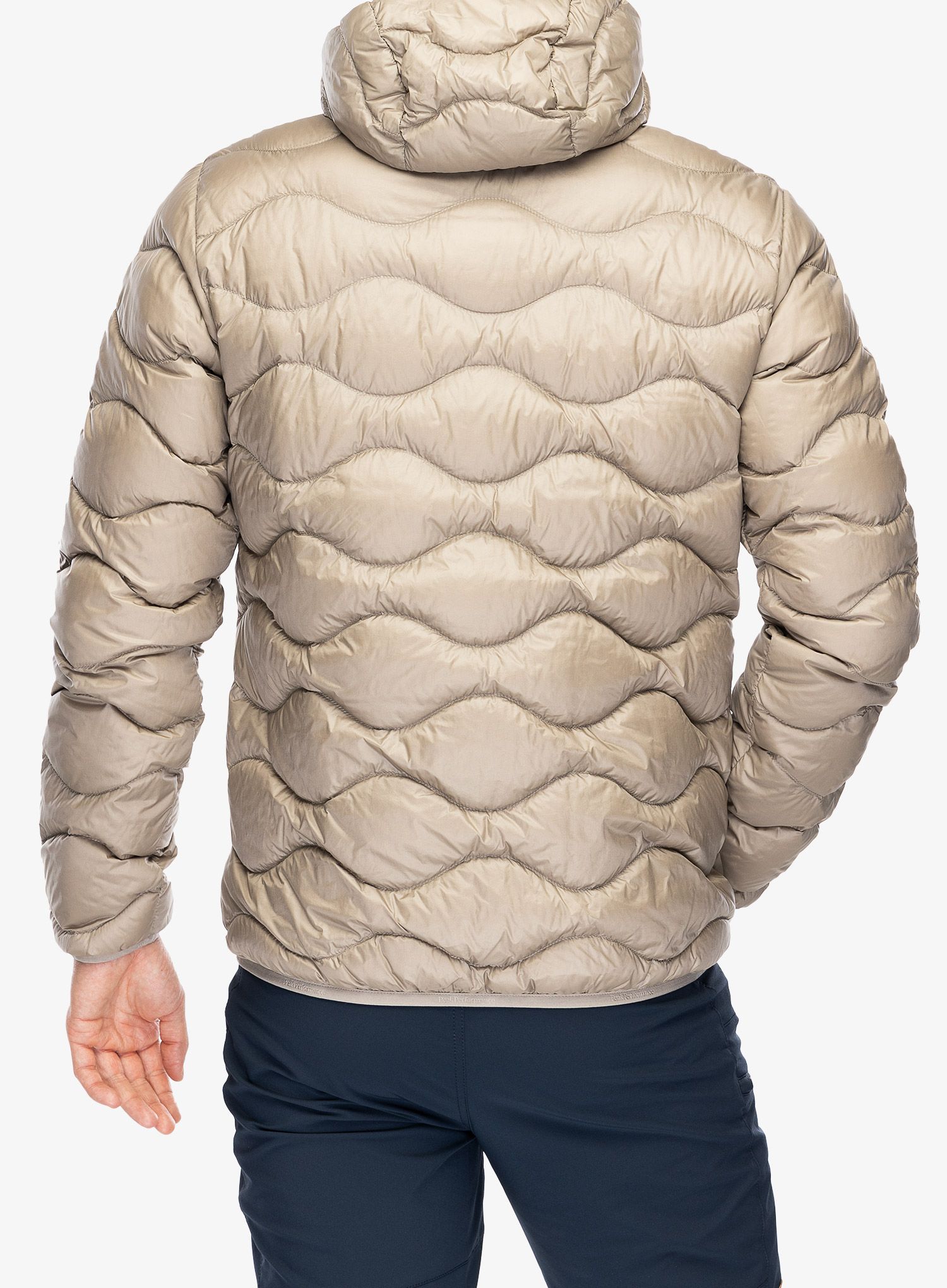 Páperová bunda Peak Performance Helium Down Hood Jacket - avid beige