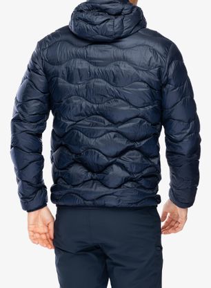 Páperová bunda Peak Performance Helium Down Hood Jacket - blue shadow