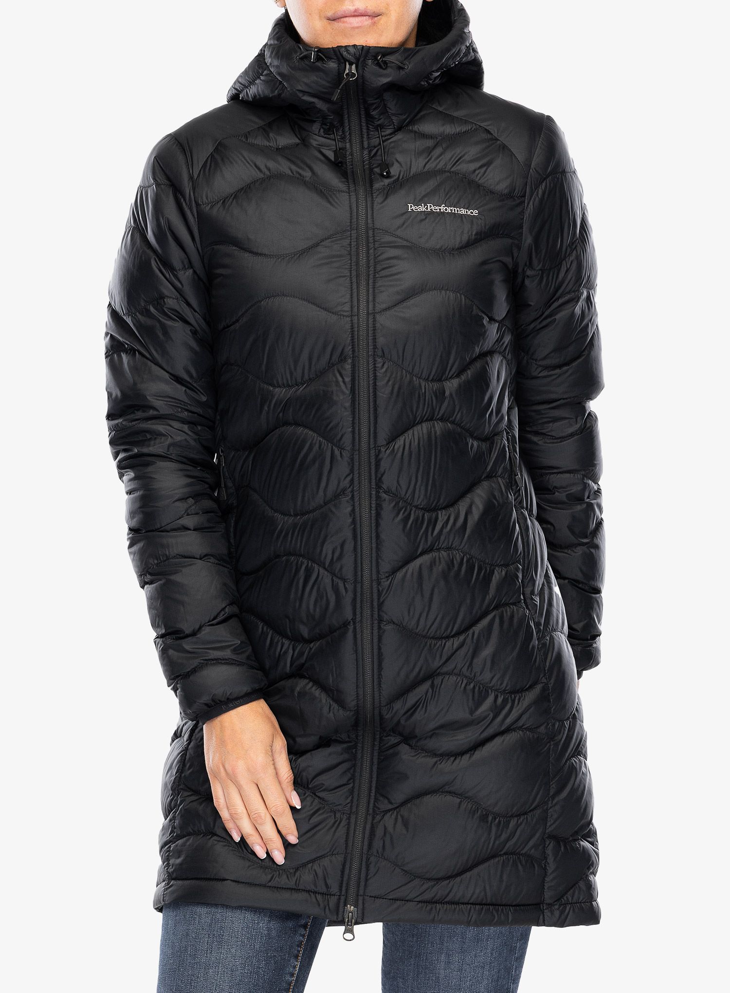 Dámsky páperový kabát Peak Performance Helium Down Parka - black