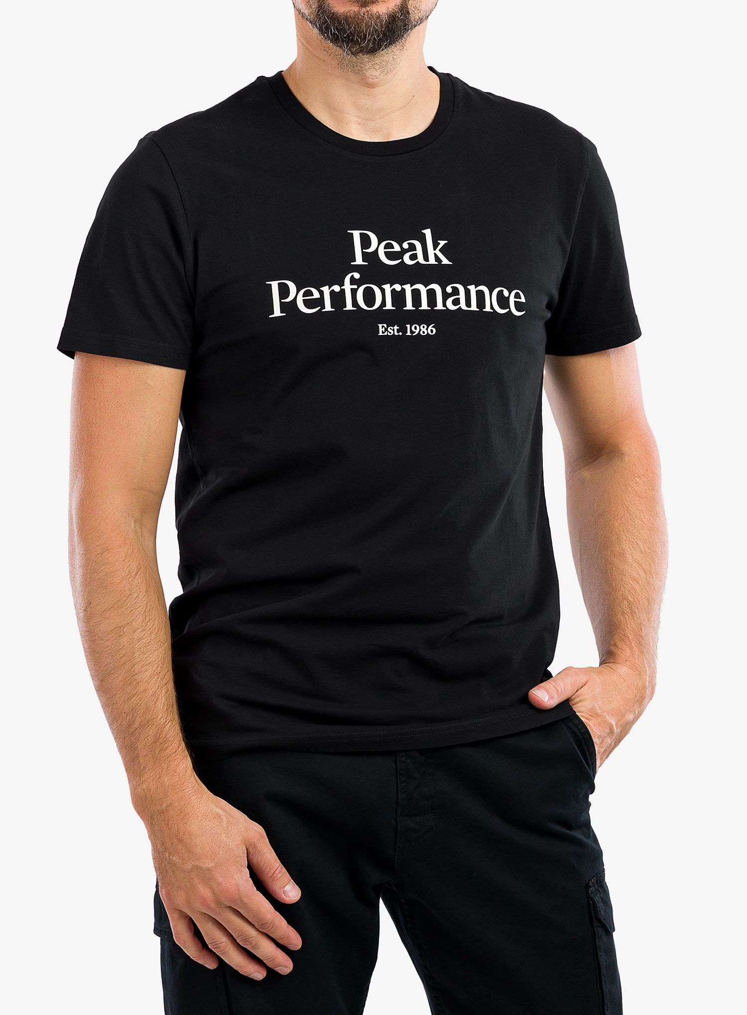Tričko s potlačou Peak Performance Original Tee - black