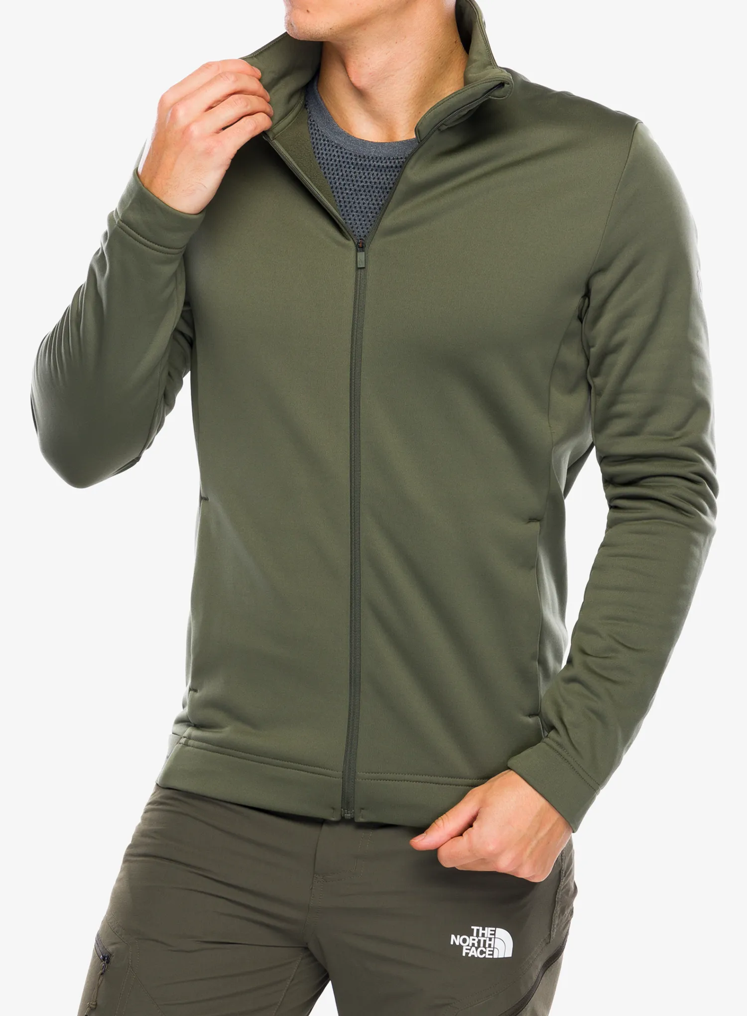 Mikina bez kapucne Peak Performance Rider Tech Zip Jacket - pine needle